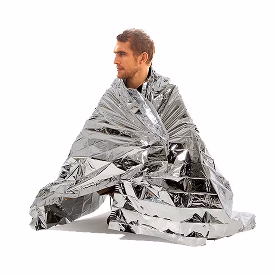 Coperta di emergenza da campeggio in Mylar Coperta per il salvataggio di animali domestici all'aperto