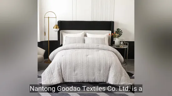 Set di biancheria da letto trapuntata di lusso in cotone queen size con stampa personalizzata